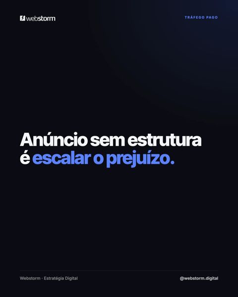 Post do Instagram @webstorm.digital