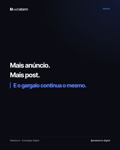 Post do Instagram @webstorm.digital