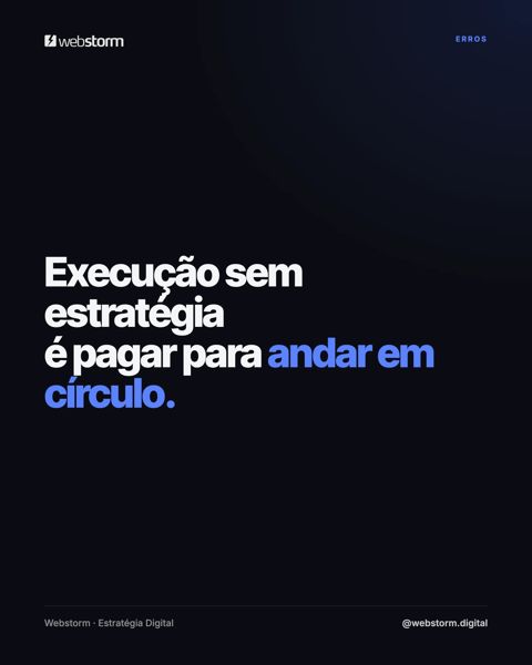 Post do Instagram @webstorm.digital